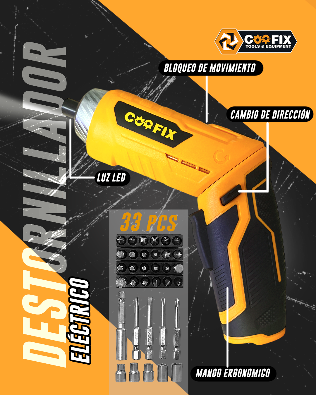 DESTORNILLADOR INALAMBRICO COOFIX DESTORNILLADOR INALAMBRICO COOFIX